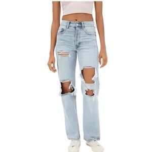 Aeropostale women’s 90s baggy distressed jeans | Size  6